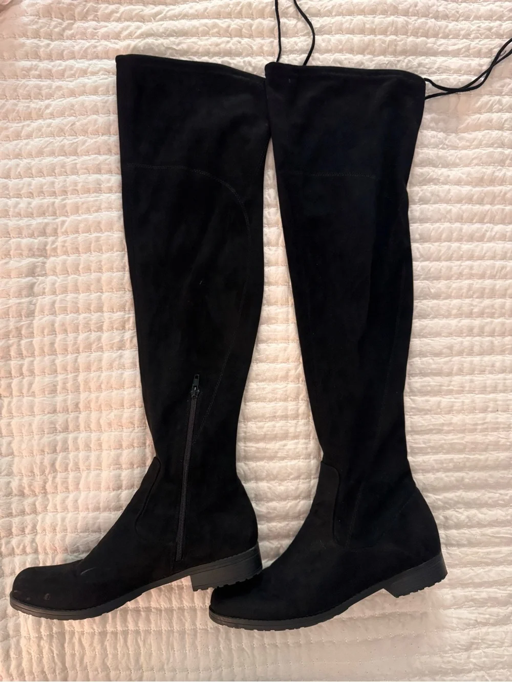 Unisa black suede over-the-knee boots- Size 10M